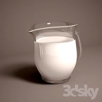 Jug with milk