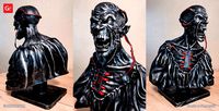 Cyberpunk Vampire Bust 3D Printing Figurine | Assembly