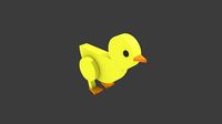 little chicken lowpoly