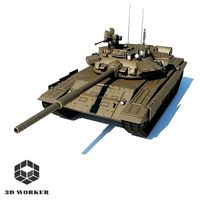 T-90 Tank  Low Poly