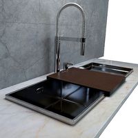 Sink Blanco Attika XL60 and 60-t and Faucet Blanco Culina-s Duo