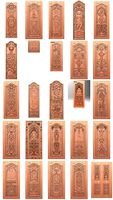 110 pcs Door relief files for artcam programmes