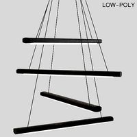 Grilli YORK - 740502  Pendant lamp low poly 3d model