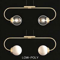 Patinas Lighting OTTONE 1  Pendant lamp low poly 3d model