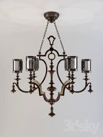 fine art lamps chandelier 607040