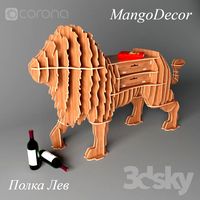 MangoDecor Shelf Lion