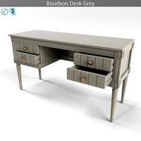 MADE Bourbon Desk Grey