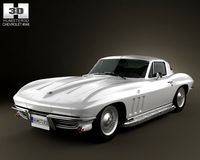 Chevrolet Corvette Sting Ray C2 1965 3D Model