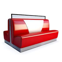 American Diner Double Bench