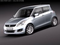 Suzuki Swift 2011 3D Model