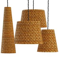 Chandeliers Rottan Set 7