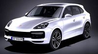LowPoly Porsche Cayenne Turbo 2018