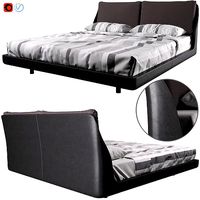 Makura bed By Piero Lissoni
