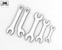 Wrench Set 002 3D Model