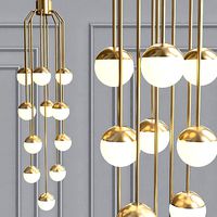 Vincent Fixed Chandelier Arteriors