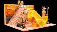 throne Egyptian of pharaoh King