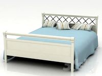 Bed white classic "from Mr. Doors