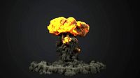 FumeFX Nuclear Explosion