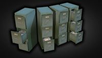 File Cabinet 3D Model