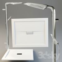 Teuco wilmotte shower tray and shower head teuco skidoo totem