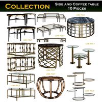Side and Coffee table 3d model collection