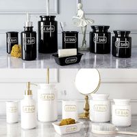 Decor set Wess Le Bain - gris and blanc