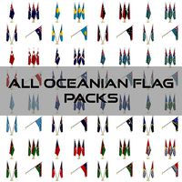 All Oceanian Flag Packs