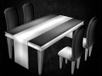 Dining Table 01 3D Model