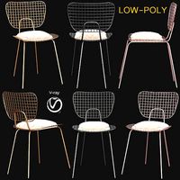 WM String Dining Chair 3d model