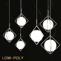 Jack Olantern Brokis Pendant Light By Lucie Koldova 3d model