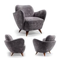 Vladimir Kagan Wrap Around Barrel Chair