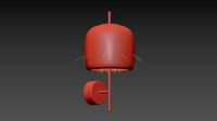 Vistosi JUBE AP Glass Wall Lamp