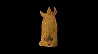 Horse in solid stl models for 3d printing