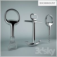 Eichholtz Bottle Opener Bacchus Nickel S / 3