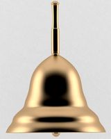 Little golden handbell 3D Model