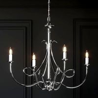Visual Comfort Double Twist 5-Light Chandelier
