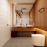 Bathroom Interior Scene Corona Cinema4D