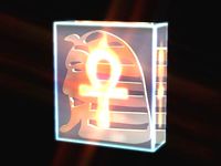 Pharaoh head treasure decor