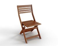 APPLARO Chair outdoor foldable brown stained