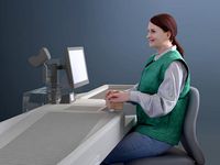 Samantha 10127 - Sitting Cashier