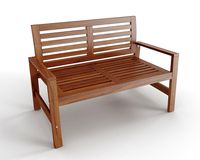 APPLARO  Bench with backrest outdoor