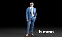Humano Elegant business man standing  0107