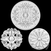 Stucco ceiling.