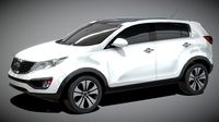 KIA Sportage SUV 3D model