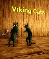 Viking Villager Cat Animated Character 137 Animations Medieval