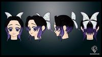 Kochou Shinobu Hairstyle