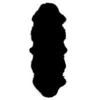 Black and White sheepskins