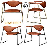 Easiest chair Minotti 3d model