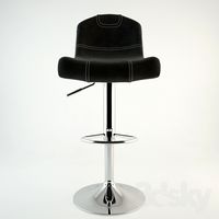 League Barstool in Black