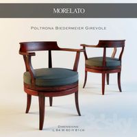 MORELATO Poltrona Biedermeier Girevole